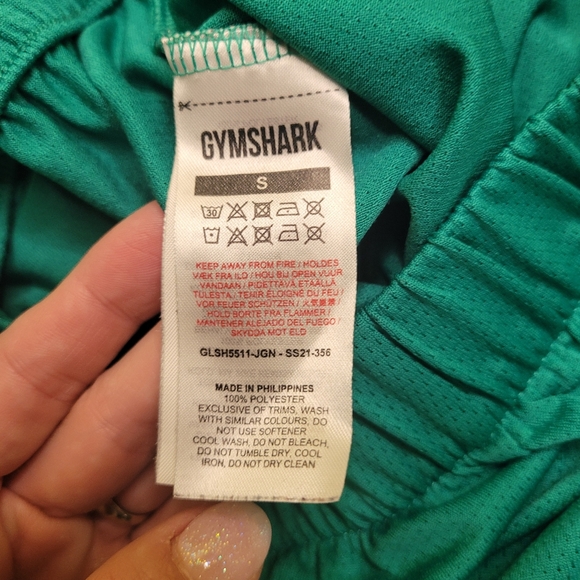 Gymshark Loose Fit Training Shorts Small Green - Picture 7 of 8